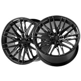 1 X XXR 582 19X10 5-4.5 73.1 Hub +40 Offset Chromium Black Wheel Rim