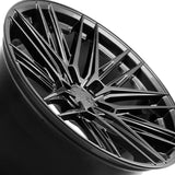 1 X XXR 582 19X10 5-4.5 73.1 Hub +40 Offset Chromium Black Wheel Rim