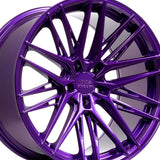 1 X XXR 582 19X8.5 5-4.5 73.1 Hub +40 Offset Purple Wheel Rim