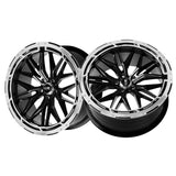 1 X XXR 585 20X8.5 5-4.5 73.1 Hub 35 Offset Multicolor Wheel Rim