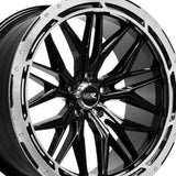 1 X XXR 585 20X8.5 5-4.5 73.1 Hub 35 Offset Multicolor Wheel Rim