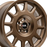1 X XXR 587 17X8 5-4.5 73.1 Hub 30 Offset Bronze Wheel Rim