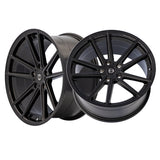 Curva C44 19X8.5 5x112 66.56 Hub 35 Offset GLOSS BLACK Wheel Rim