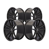 Curva C44 19X8.5 5x112 66.56 Hub 35 Offset GLOSS BLACK Wheel Rim