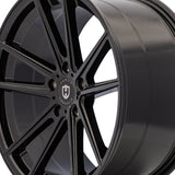 Curva C44 19X8.5 5x112 66.56 Hub 35 Offset GLOSS BLACK Wheel Rim