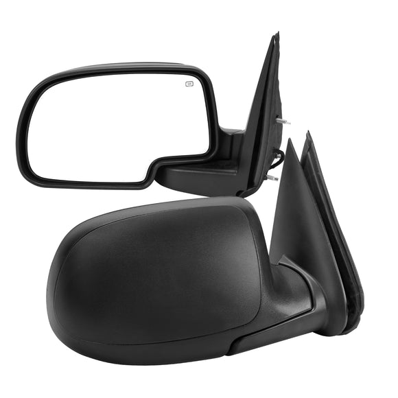 Coolstuffguru Compatible with Chevy Silverado GMC Sierra Power+Heated Foldable Side View Mirror Left+Right