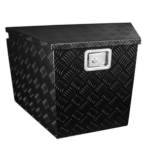 Coolstuffguru Heavy Duty Aluminum Utility Chest Tool Box Storage with Lock 34"x19"x18"