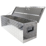 Coolstuffguru 49"x 15"x 15" Truck Pickup Flat Aluminum Under Tool Box Tongue Trailer Storage